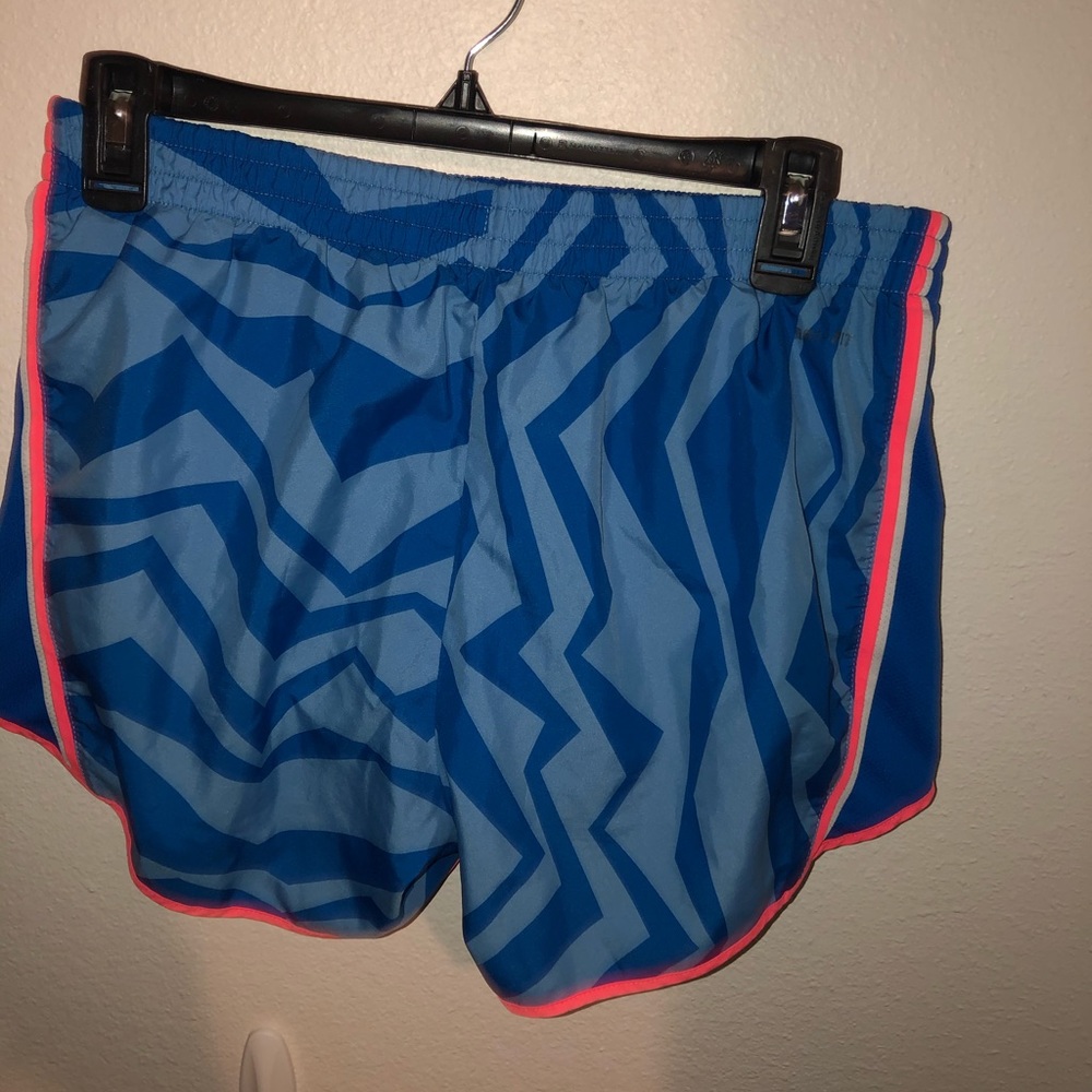 Blue Nike shorts